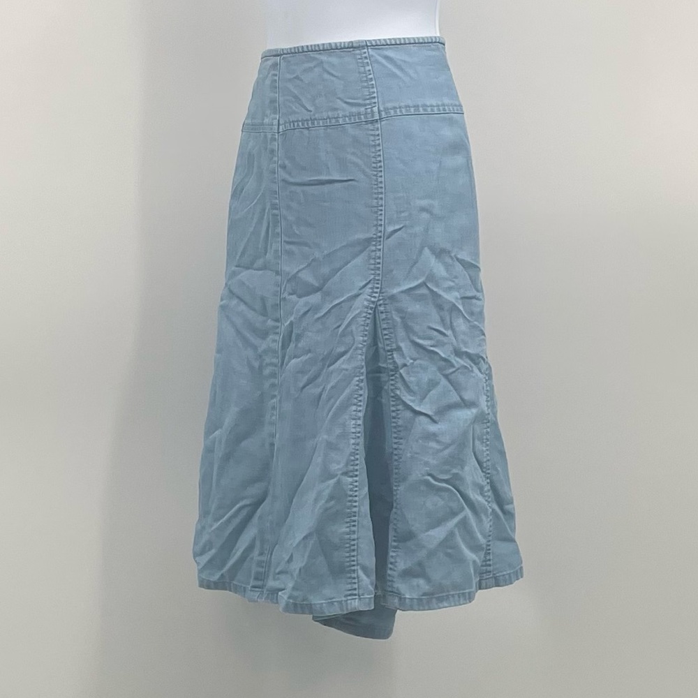 Liz & Co Flare Skirt | Lightweight Casual Midi Skirt | Minimal Everyday Style 6